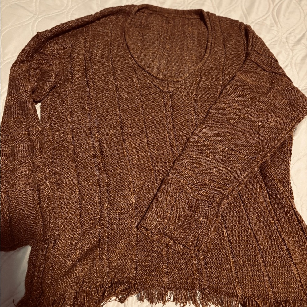 Brown Knit Sweater